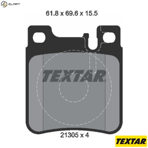 Brake pad set disc - brake,