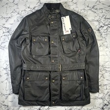 BELSTAFF Mens Faded Olive Trialmaster Jacket SIZE UK40 IT50 LARGE BNWT Authentic