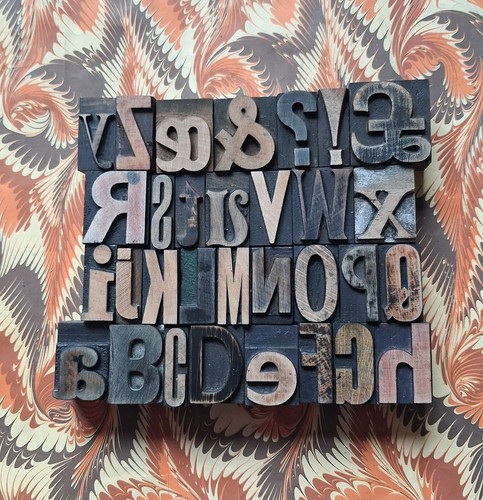 Wooden letterpress printers - wooden,