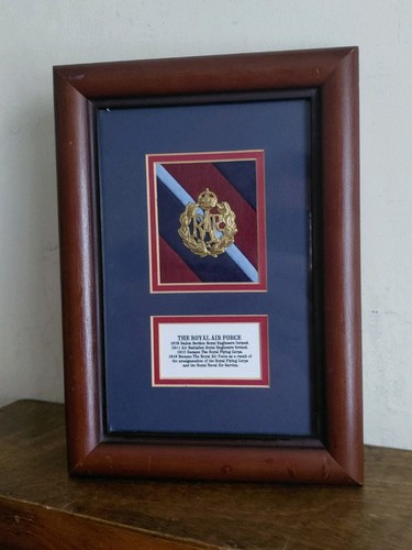 Genuine frame raf medal badge - raf,