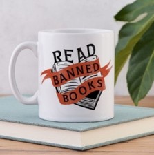 Read banned books - banned, mug