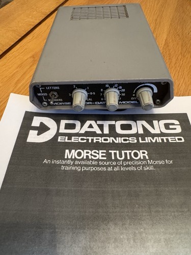 Morse tutor datong model d70 - tutor,
