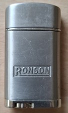 Vintage Ronson pocket Lighter -  Stainless Steel Design, Tobacciana