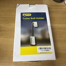 Stainless Steel Free-standing Toilet Paper Holder Silver 6955