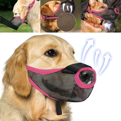 Adjustable mesh pet dog - mesh, muzzle