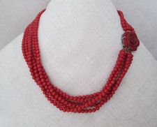 Row 5mm natural red - row, coral