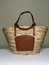 Large M&S Straw Tote Bag