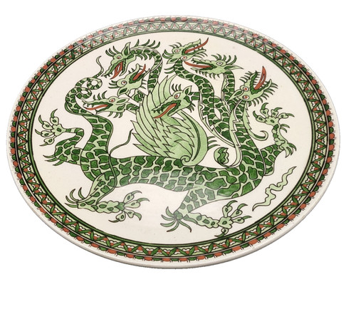 Plate turkish kutahya - -,