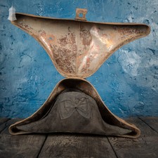 Naval Bicorne Hat by Bilney & Co Outfitters Portsmouth and Metal Hat Box – S.B.