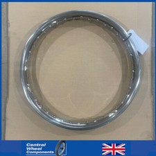 19 x 1.85 (40) WM2 Stainless Steel Rim - Norton MK3 Commando Disc Rear