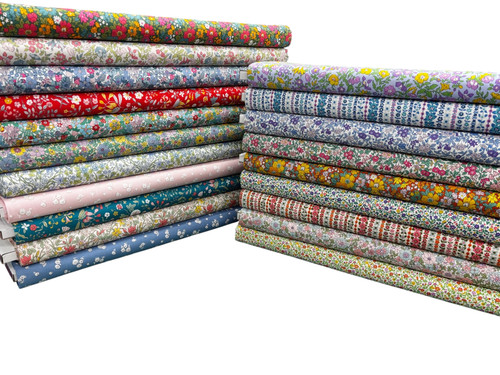 Liberty floral fabric - floral, lasenby