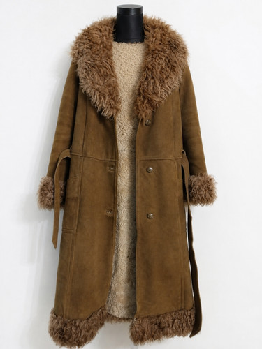 Vintage mongolian shearling - vintage,
