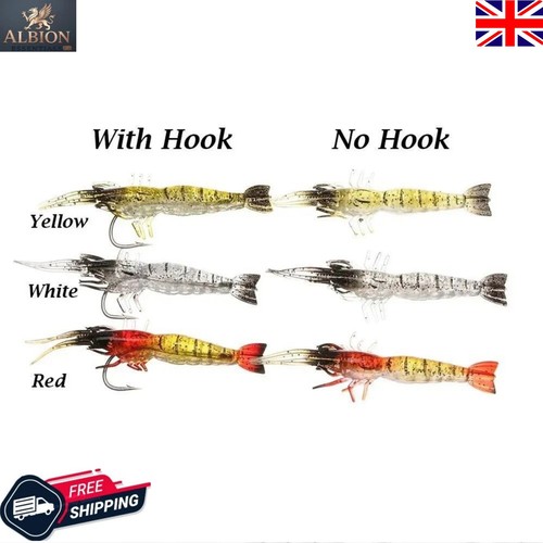 Soft silicone shrimp - 5x,