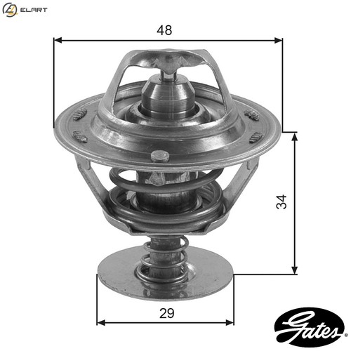 Thermostat coolant th39082g1 - thermostat,
