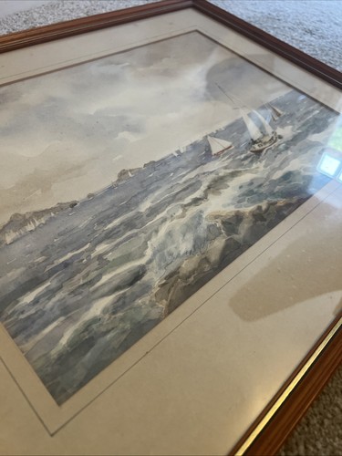 Original framed watercolour - framed,