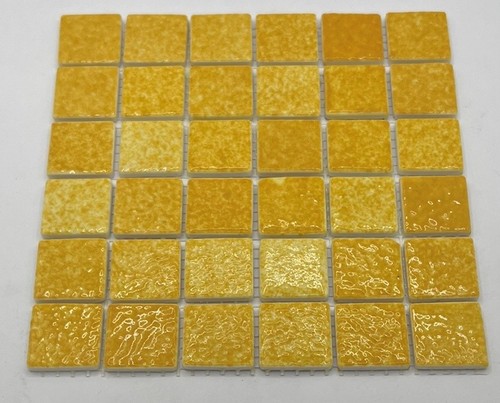 Amber ochre mosaic - ochre,
