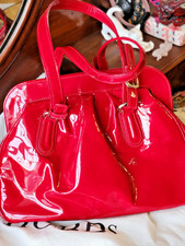 Red Patent Leather Handbag Hobbs