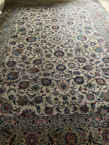 Persian rug hand knotted used - persian,