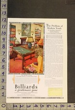1926 SPORT MEN BILLIARDS