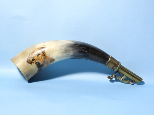 Antique real horn - antique,