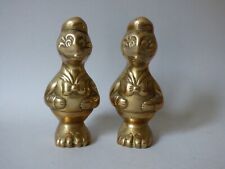 2 BRASS DISNEY DISNEYANA DONALD DUCK HUEY CANAL NARROW BOAT BARGE TILLER HANDLE