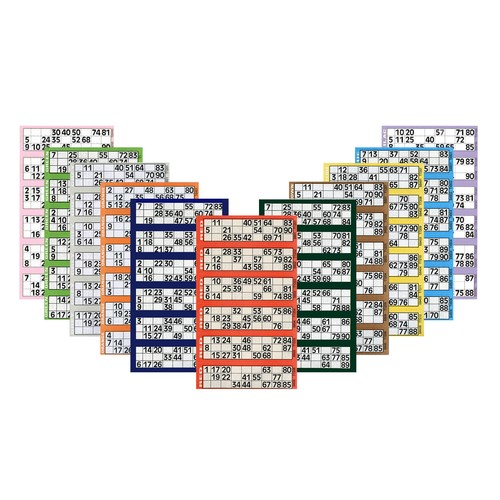 Set bingo tickets - bingo,