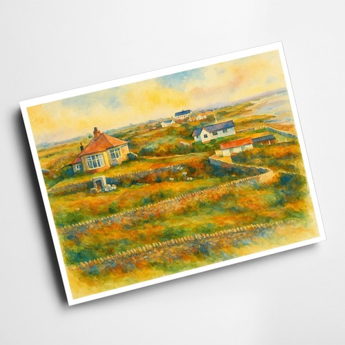Print the bungalows - print,