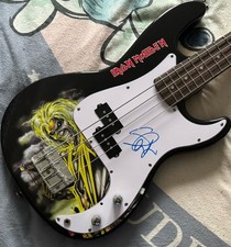 Iron Maiden - Killers Signed Autographed Bass Guitar, Steve Harris