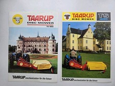 TAARUP TS1650 DISC MOWER SALES BROCHURE X 2