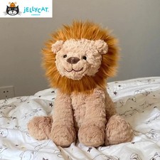 Jellycat Christmas Soft Fuddlewuddle Lion 31CM Plush Doll NWT Dust Bag & Tags