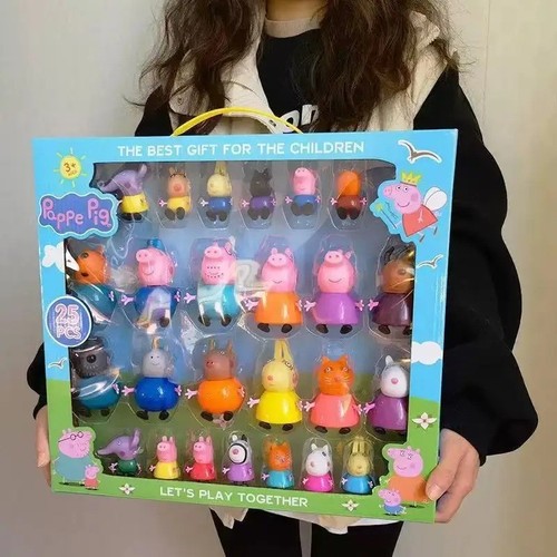 Peppa pig four toy dolls - pig,