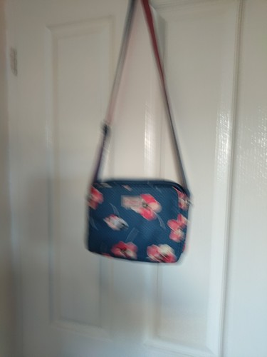 Over shoulder small bag blue - over,