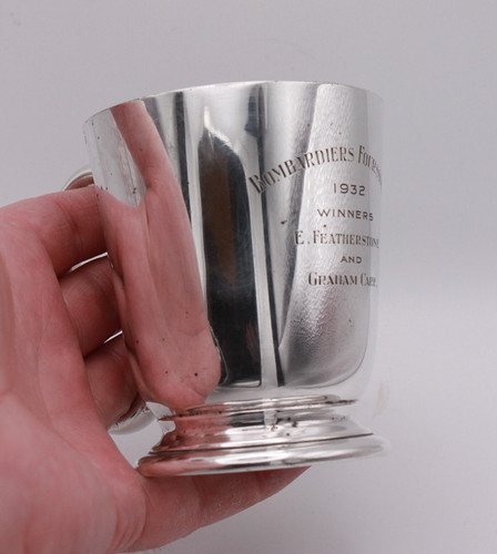 Silver plated half pint - plated,