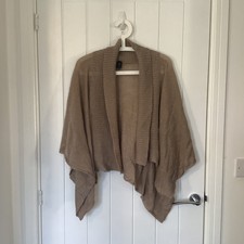 Ladies Gold Knitted Shawl Free