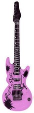 Inflatable baby pink - inflatable, guitar