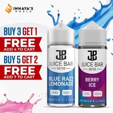 Juice Bar 50/50 E Liquid 100ml