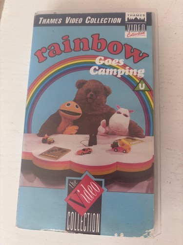Rainbow goes camping vhs - goes,
