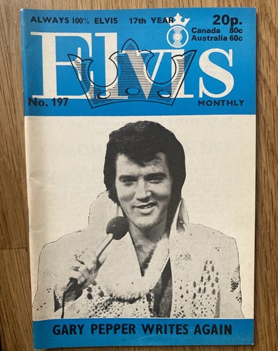 Elvis presley monthly magazine - elvis,