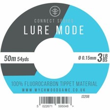 Wychwood Fluorocarbon Fishing Line Tippet Low Stretch & Invisible Leader 50m