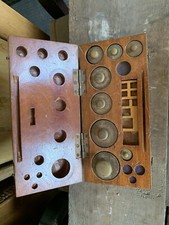 Old Weights For Scale Weight Set Apothecary Weights Weights That Wooden Box