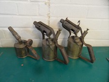 3 Vintage Swedish Brass Blow