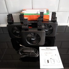 hygger Aquarium Chillers Fan  Fish Tank Cooling Fan - Quiet Aquarium Cooling Fan