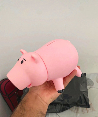 Pink piggy bank - piggy, box