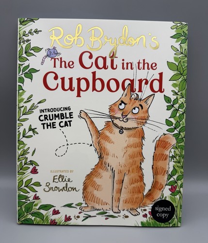 Signed the cat in - signed,