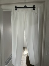 Stromberg White Golf Trousers 36R. Exceptional Condition. Genuinely Worn Once.