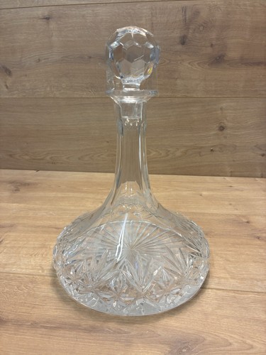 Vintage cut crystal ships - crystal,