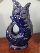 Vintage Blue Fish Glug /