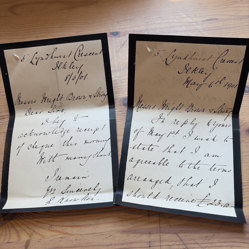 1901 letters from - letters,