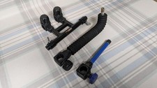 3 X SEAT BOX ACCESSORY ARMS / THREADED RIPPLE ARM / DOUBLE BROLLY ARM / FISHING