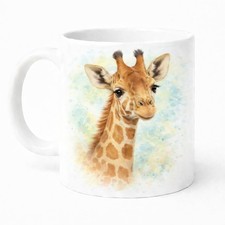 Giraffe Watercolour Mug Brew